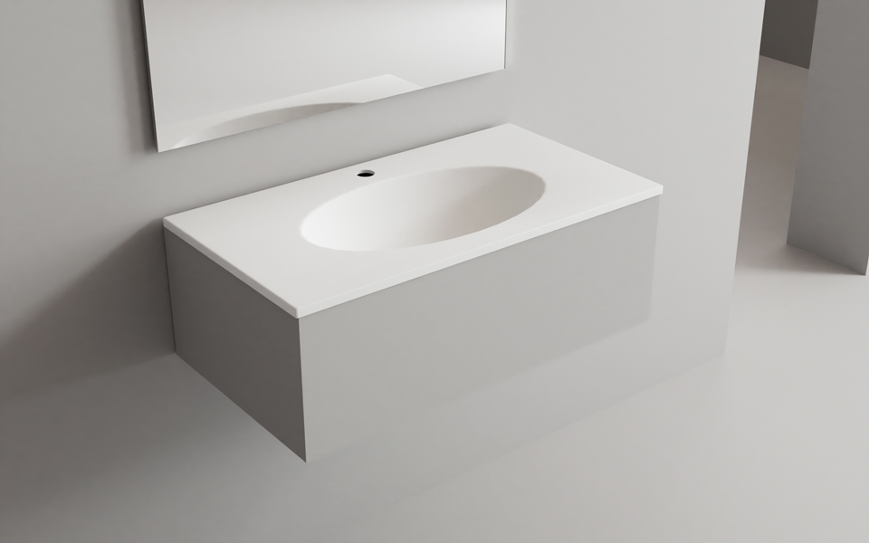 lavabo ovalado diseño